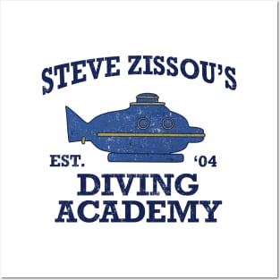 Life Aquatic Steve Zissous Submarine Driving Academy Posters and Art